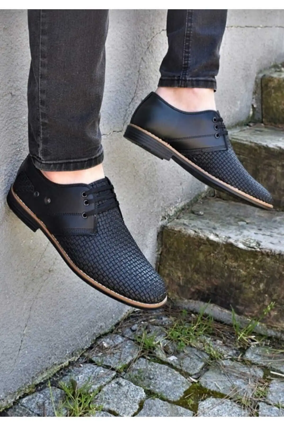 کفش روزمره مردانه راحت با بند - 4648 کفش روزمره مردانه راحت با بند - 4648