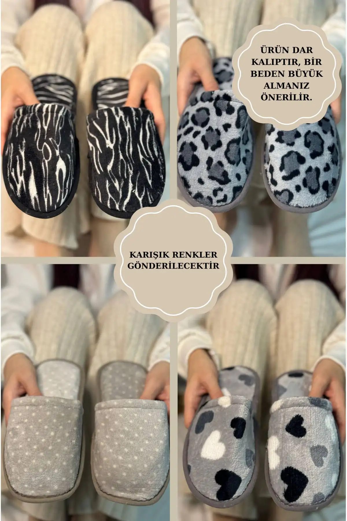 کفش راحتی خانه دمپایی خانم‌ها چهار تکه، دمپایی مهمان جلو بسته، دمپایی جهیزیه و بوفه - 3986