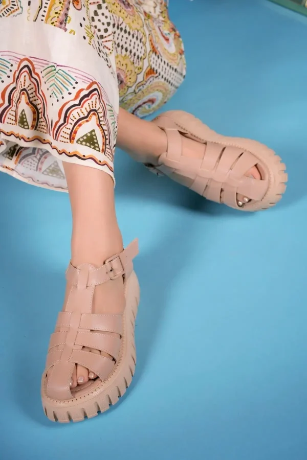 کفش صندل زنانه سندل ۰۰۱۲۶۰۰ نود - 4859