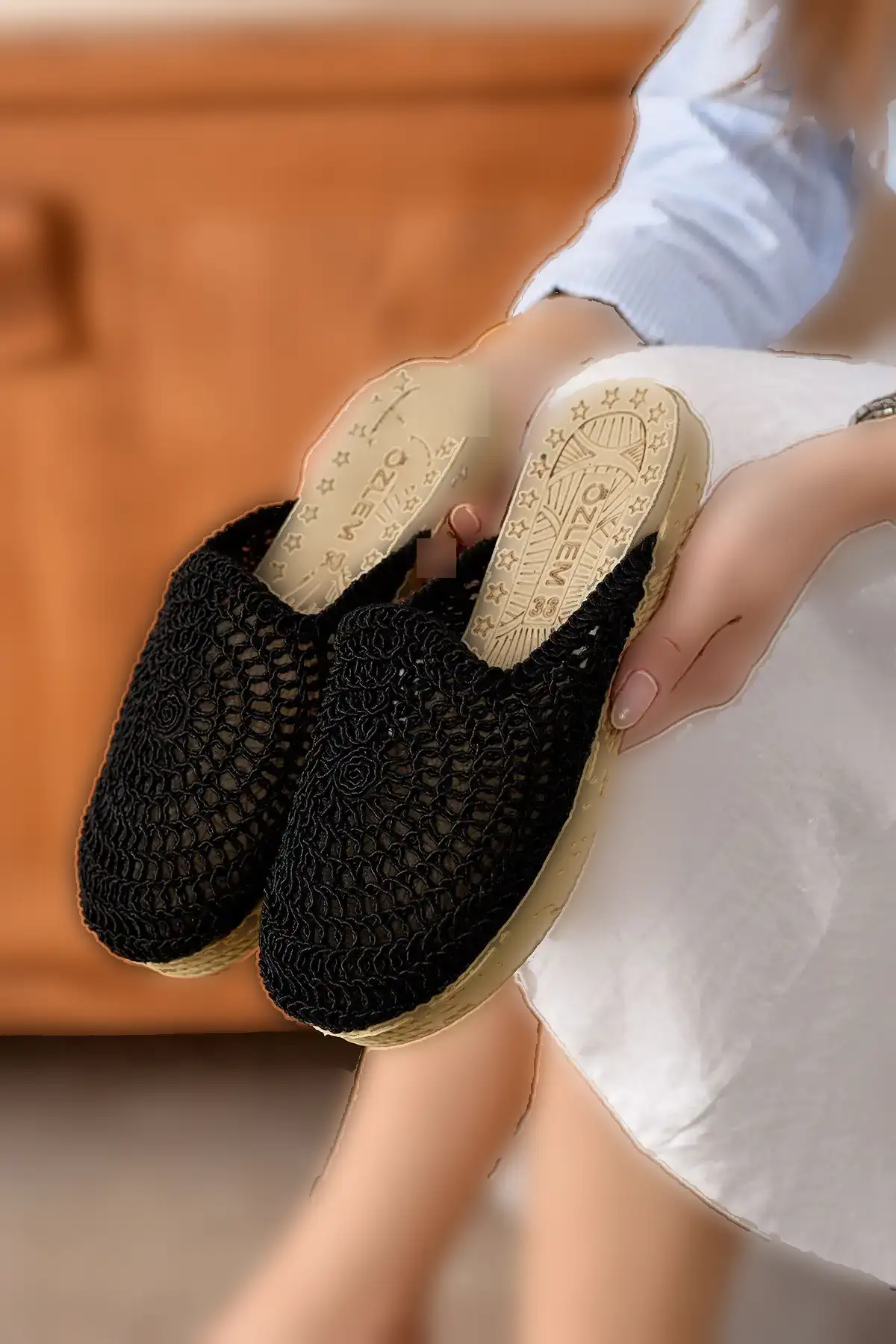 کفش راحتی خانه سامیرا زنانه روزمره راحت بافته شده گلیمی صندل حصیری تعطیلات جهیزیه - 5258 کفش راحتی خانه سامیرا زنانه روزمره راحت بافته شده گلیمی صندل حصیری تعطیلات جهیزیه - 5258