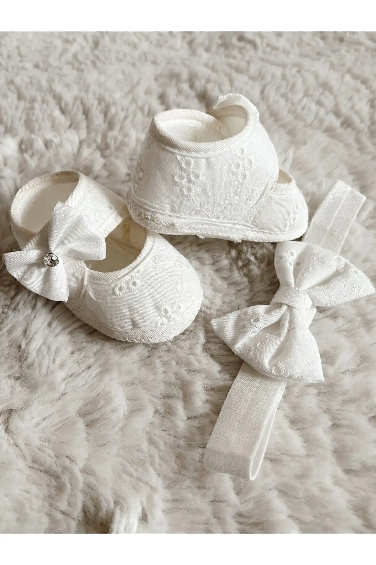 کفش نوزاد دختر پاپوش دخترانه با گل، پاپوش روزمره دخترانه در رنگ کرم برای نوزاد تازه متولد شده - 3309 کفش نوزاد دختر پاپوش دخترانه با گل، پاپوش روزمره دخترانه در رنگ کرم برای نوزاد تازه متولد شده - 3309