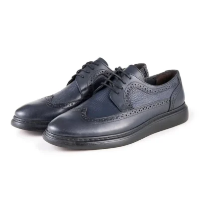 کفش روزمره مردانه - کلاسیک چرم طبیعی لوسو - کلاسیک چرم طبیعی - Derby کلاسیک - 5392