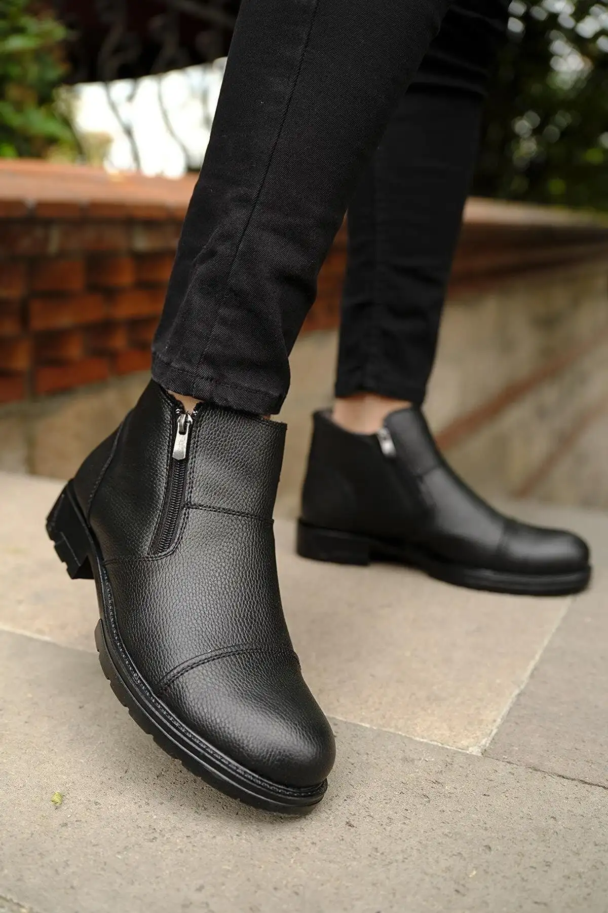 کفش رسمی مردانه 1645 بوت مردانه زمستانی با داخل پشمی - 3909 کفش رسمی مردانه 1645 بوت مردانه زمستانی با داخل پشمی - 3909