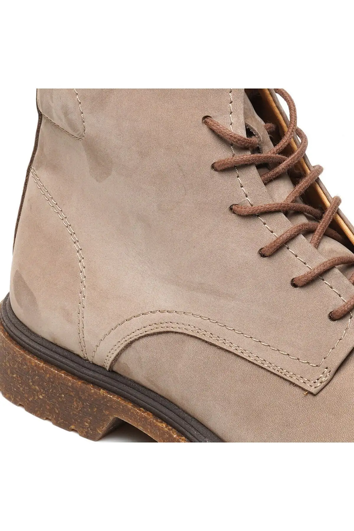 بوت مردانه  کلاسیک  از چرم طبیعی رنگ ویزون - 4984 بوت مردانه کلاسیک از چرم طبیعی رنگ ویزون - 4984