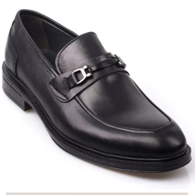 کفش رسمی مردانه چرم طبیعی با زیره ضد لغزش، با طراحی راحت و چرم داخلی و خارجی - 4748