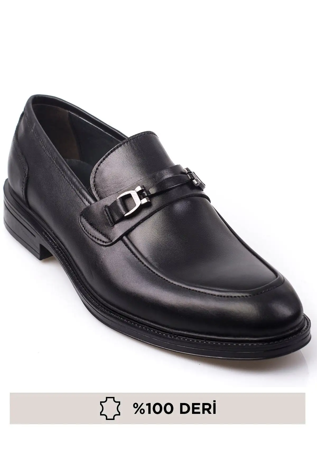 کفش رسمی مردانه چرم طبیعی با زیره ضد لغزش، با طراحی راحت و چرم داخلی و خارجی - 4748