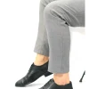 کفش رسمی مردانه کلاسیک دامادی و روزمره چرم مشکی 573-2 - 4736