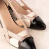 کفش اداری زنانه کفش پاشنه‌دار رنگی زنانه از چرم واقعی مدل ast.6083 - 3542