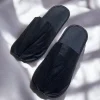 کفش راحتی خانه صندل هتلی مشکی (بسته ۱۰ عددی) - 3954