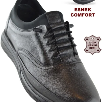 کفش رسمی مردانه 340 تام با کفی اورتوپدیک از چرم طبیعی با کفی لاستیکی - 4732