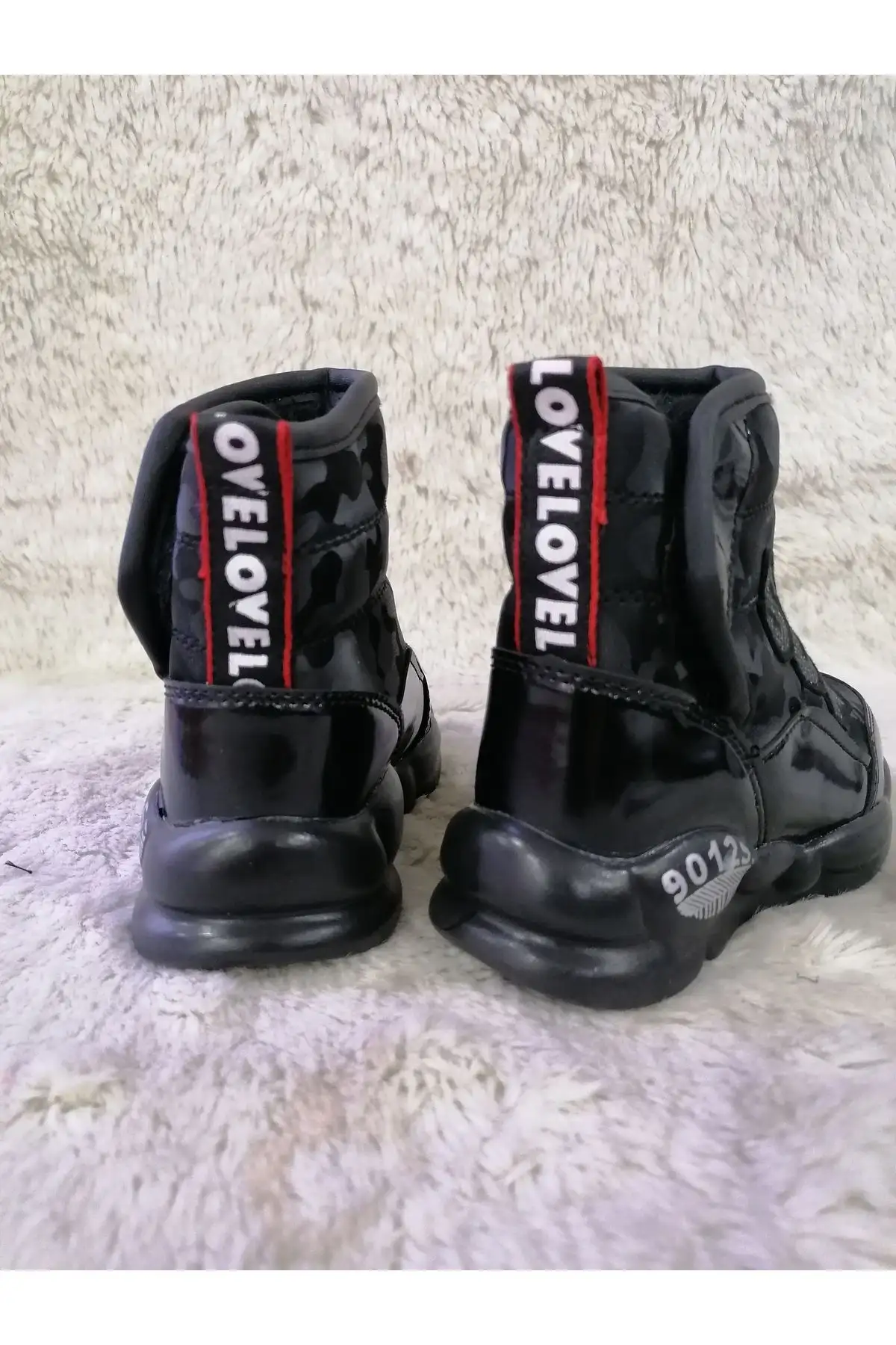 بوت بچگانه بوت دخترانه با باند کناری و زیره بسیار سبک. - 3412 بوت بچگانه بوت دخترانه با باند کناری و زیره بسیار سبک. - 3412