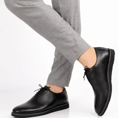 کفش روزمره مردانه کت و شلوار چرمی حقیقی و کلاسیک دامادی - 5388