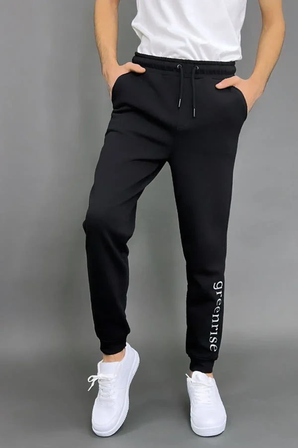 سایز بزرگ مردانه شلوار جین استاندارد مردانه با طرح چاپی - 3499