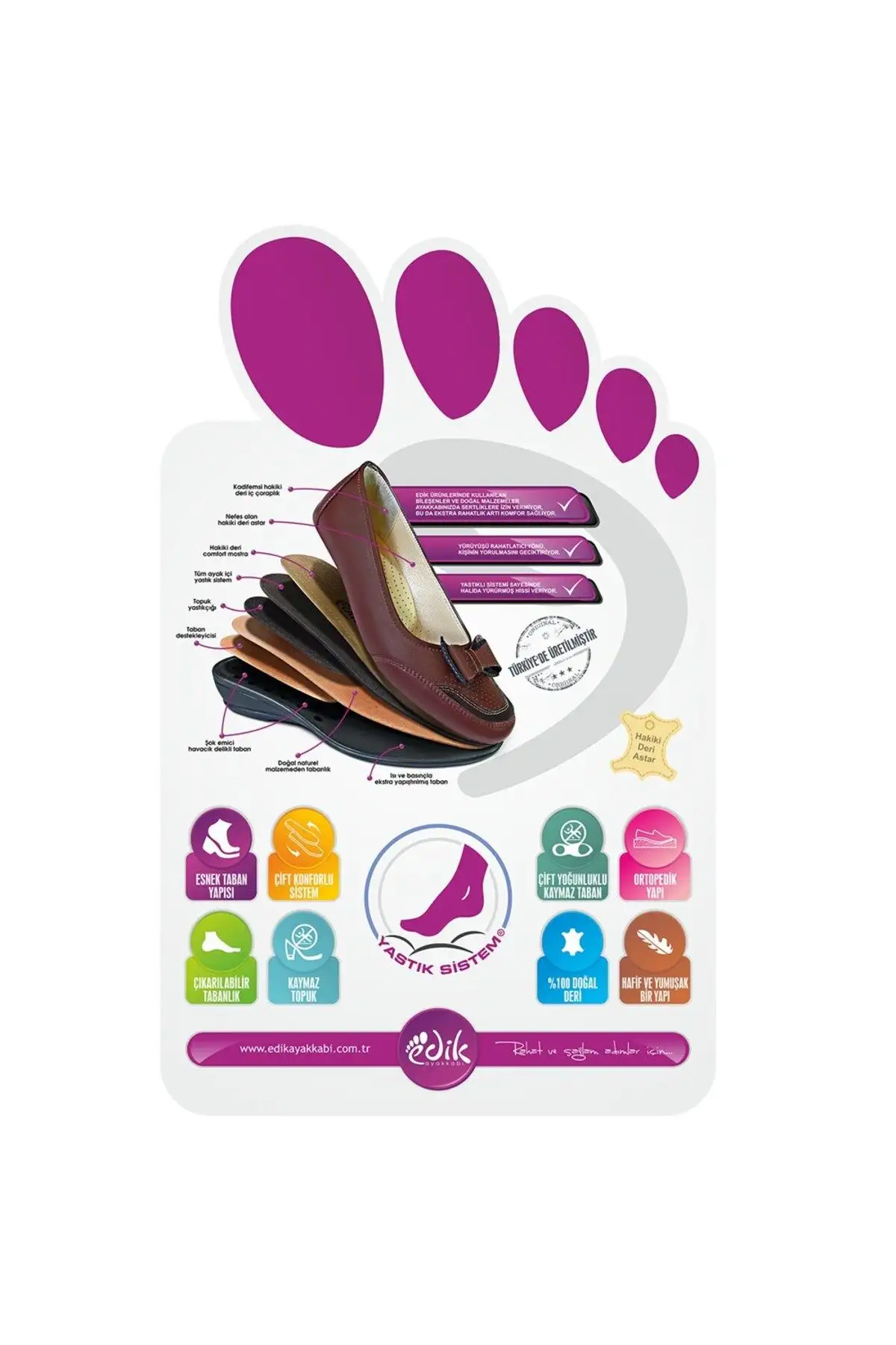 کفش پاشنه‌ بلند زنانه روزمره و مادر ادیک با آستر چرم واقعی و سیستم کفی پشتیبان H52 مشکی - 4358