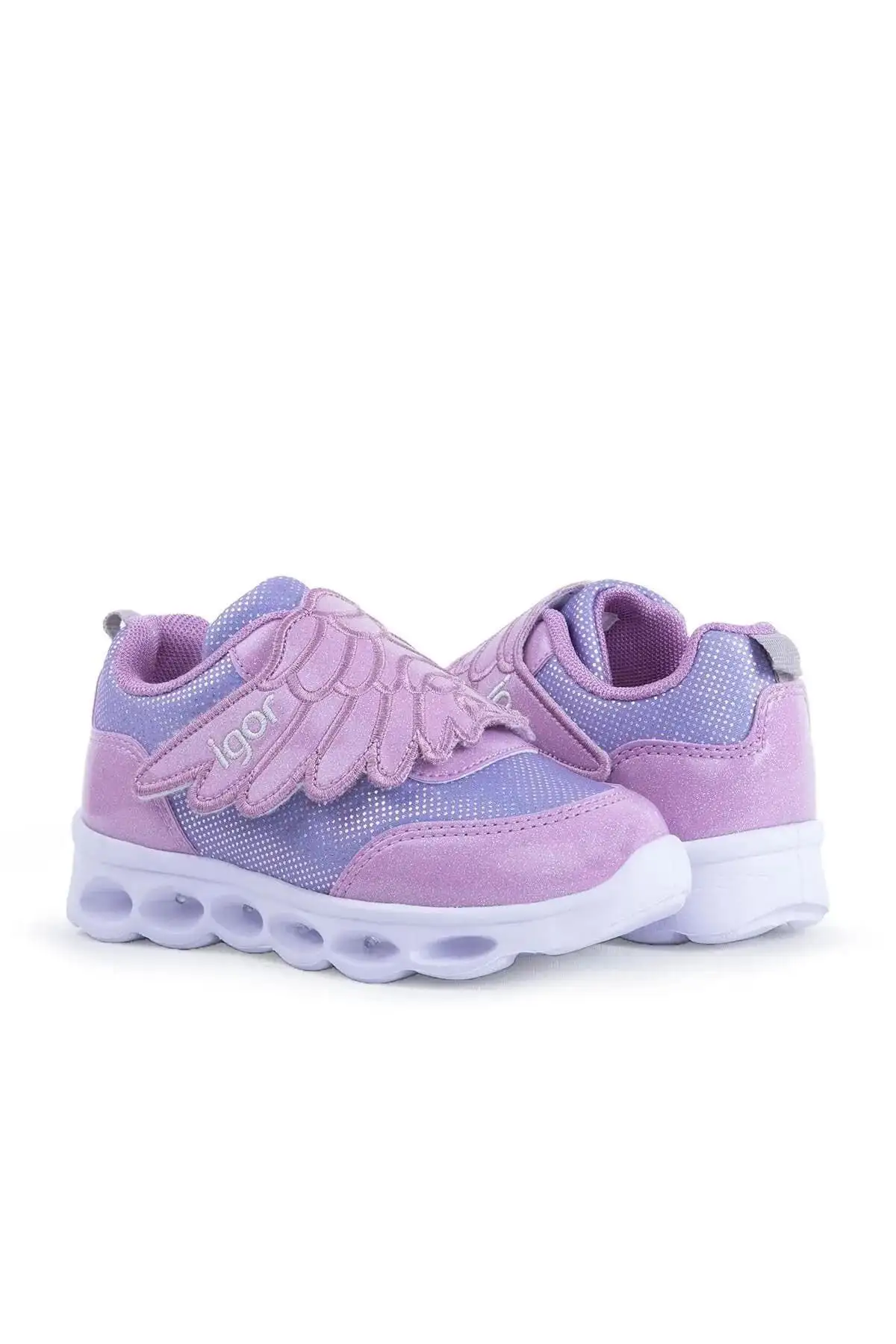 کفش صندل زنانه ورزشی دخترانه بیلا لیلا مور با نوار چسبی و نورانی - 4674 کفش صندل زنانه ورزشی دخترانه بیلا لیلا مور با نوار چسبی و نورانی - 4674