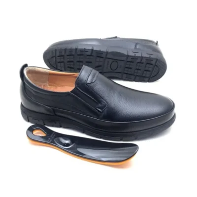 کفش روزمره مردانه زمستانی تمام اورتوپدیک از چرم طبیعی - 4664