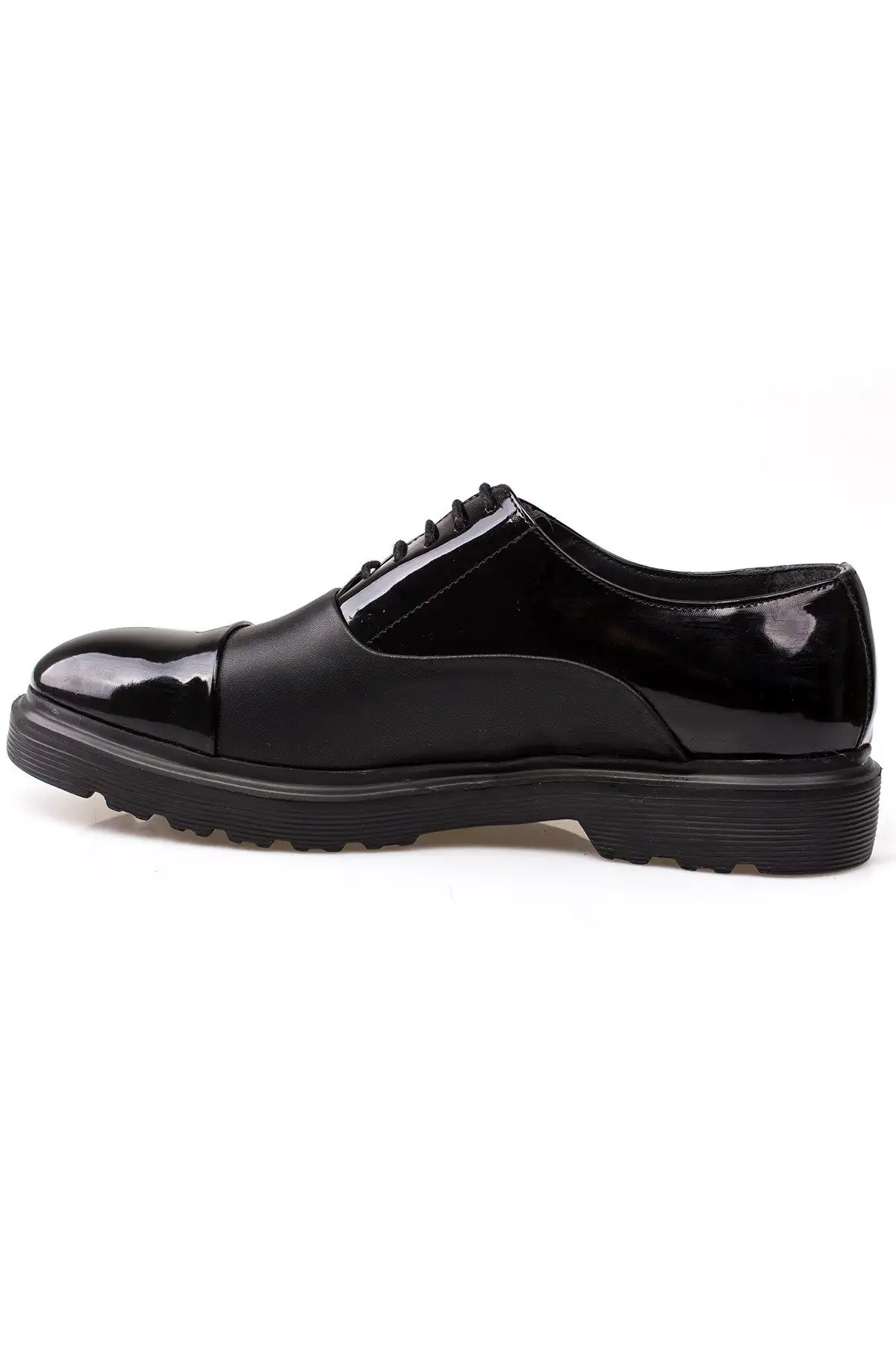 کفش رسمی مردانه کفش کلاسیک مناسب برای داماد و کت و شلوار با کفی بلند و جیر - 3901