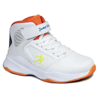 کفش بسکتبال کفش بسکتبال سفید/آبی سایز بچگانه مردانه ارگوپدیک - 3647