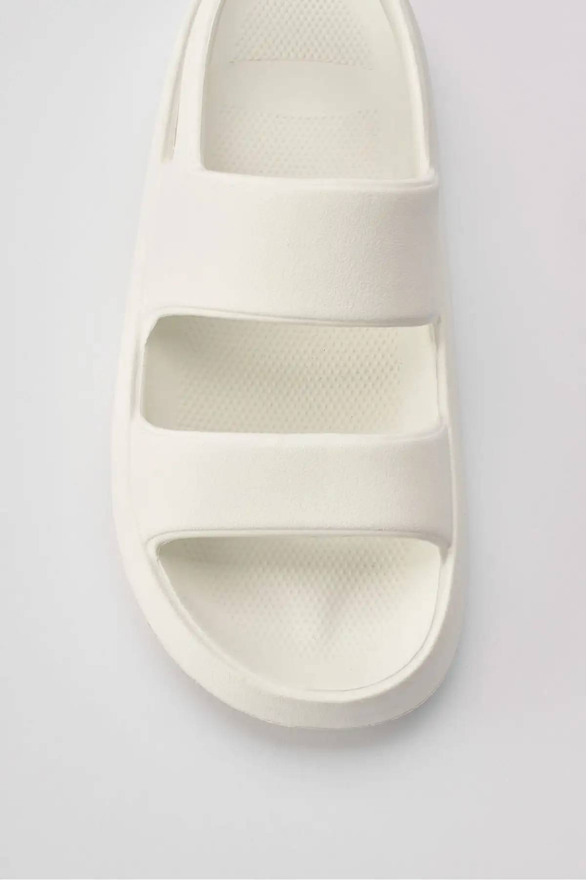 کفش صندل زنانه ماساي تابستاني روزمره ساحلي Eva با دو بند سفيد - 5423