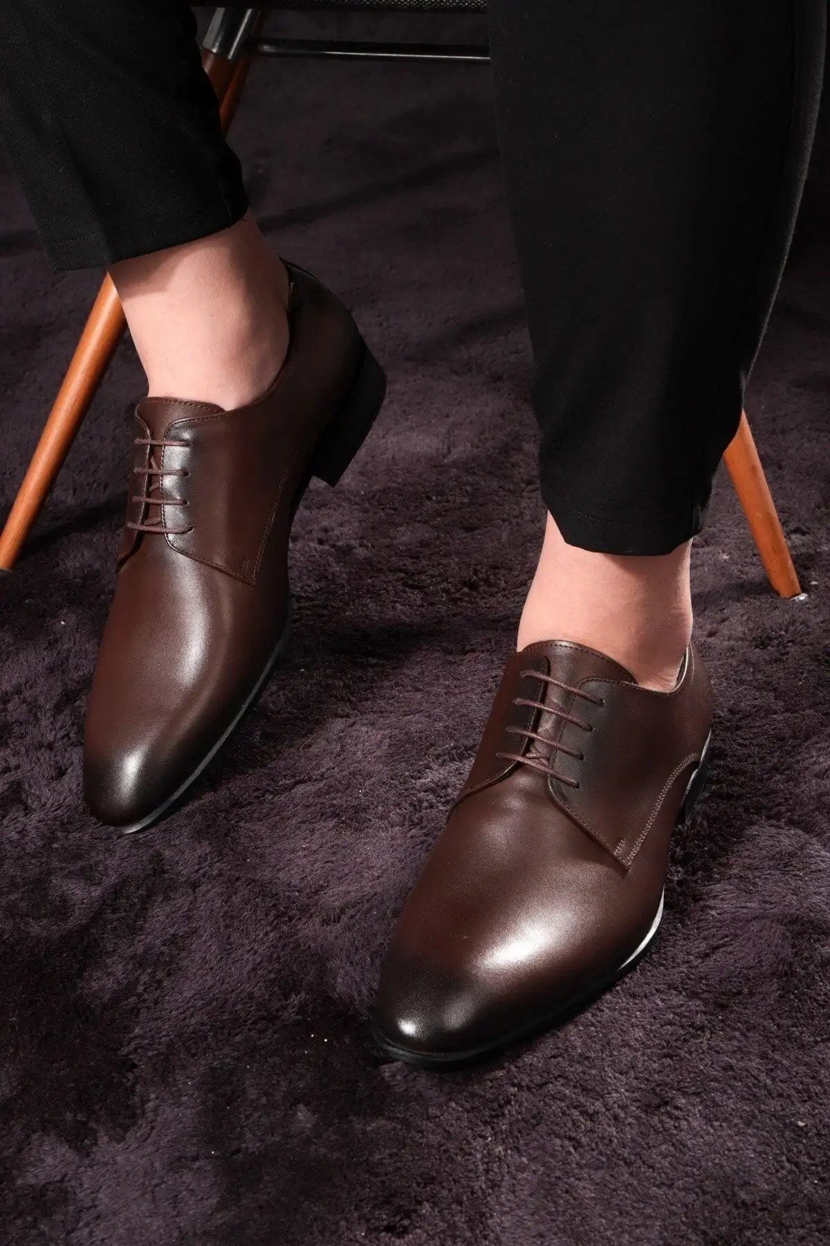 کفش مردانه کفش کلاسیک مردانه چرم طبیعی سوئیت - 3274 کفش مردانه کفش کلاسیک مردانه چرم طبیعی سوئیت - 3274