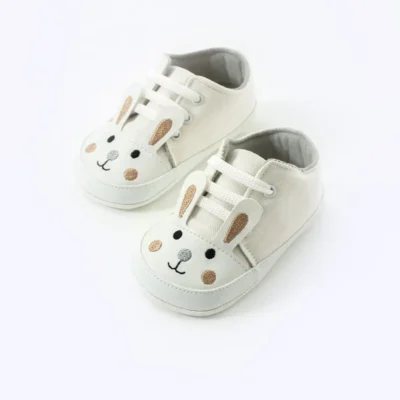 کفش نوزاد پسر پاپوش نوزادی با طرح جوجه و زیره ضد لغزش، از برند "ایlk Adım" - 3295