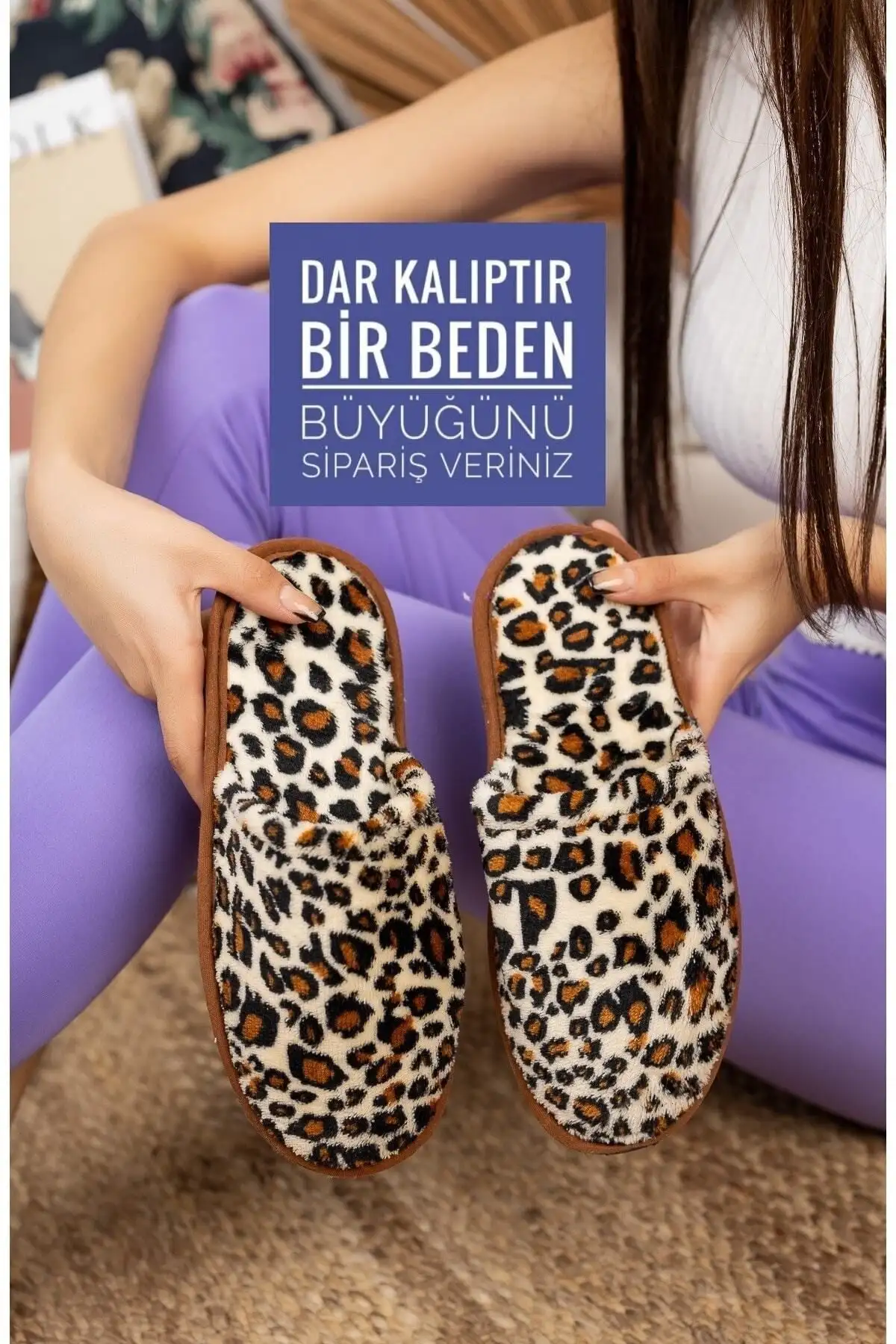 کفش راحتی خانه صندل زنانه لئوپارد جلو بسته پشمی، قابل شستشو، مناسب فصل زمستان و استفاده در ، صندل مهمان و چادر چینی. - 4617 کفش راحتی خانه صندل زنانه لئوپارد جلو بسته پشمی، قابل شستشو، مناسب فصل زمستان و استفاده در ، صندل مهمان و چادر چینی. - 4617