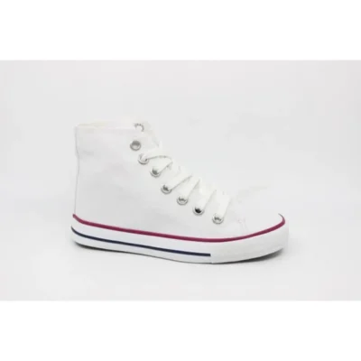 کفش بچگانه کفش کتان سفید بند دار بچگانه - 3574