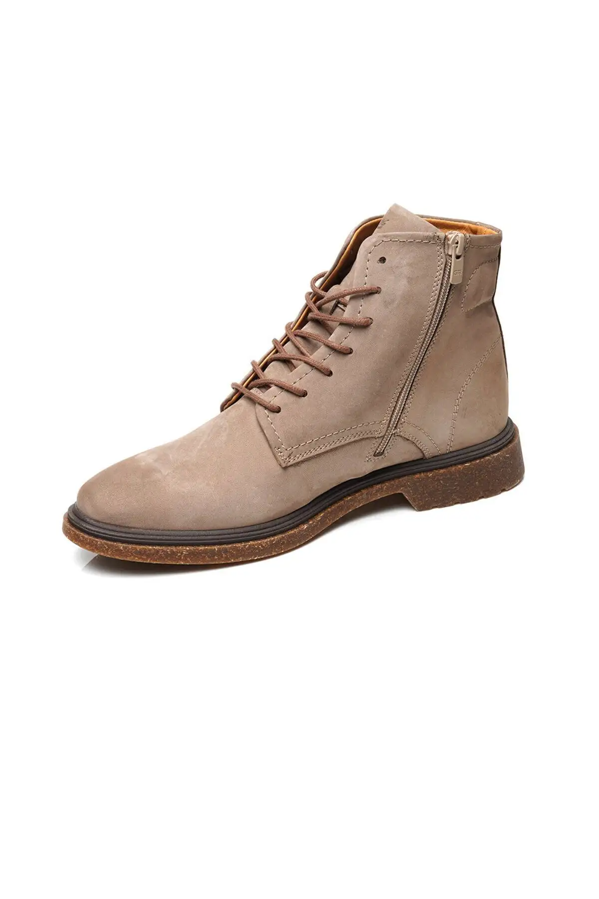 بوت مردانه  کلاسیک  از چرم طبیعی رنگ ویزون - 4984 بوت مردانه کلاسیک از چرم طبیعی رنگ ویزون - 4984