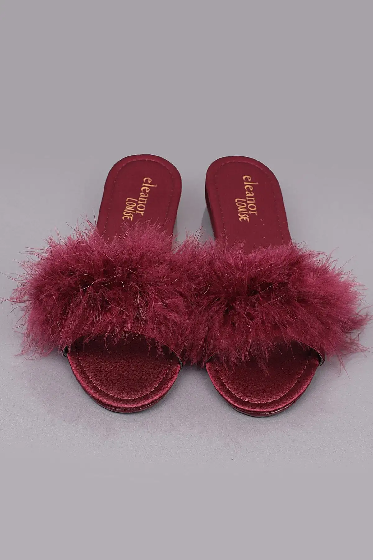 کفش راحتی خانه صندل عروسی ساتن پرپری - 5253