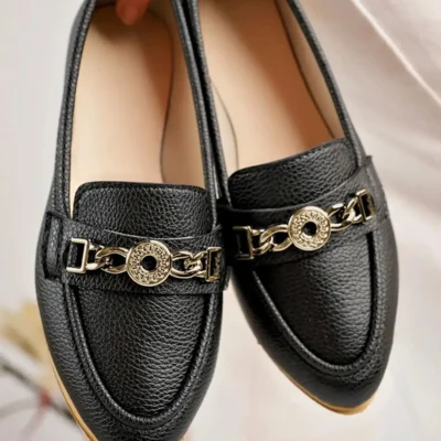 کفش اداری زنانه باله راحت و سبک با طراحی آناتومیک و اورتوپدیک برای استفاده روزمره، مناسب برای خانه، دفتر و فضای بیرون. - 4383