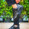کفش رسمی مردانه روزمره با بند و زیره ضخیم دورتموند - مشکی - 5370