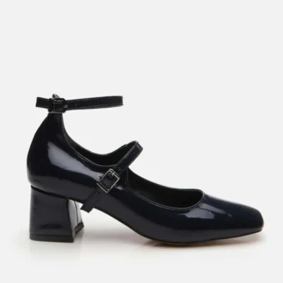 کفش پاشنه‌ بلند زنانه کفش پاشنه بلند زنانه کلاسیک رنگ سرمه‌ای 01AYY295020A680 - 3698