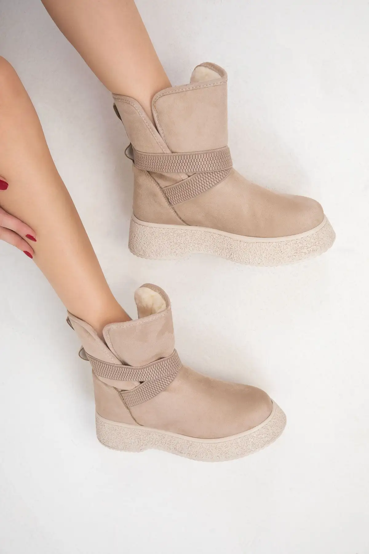 بوت و نیم‌ بوت زنانه بوت و بوتی زنانه سوئدی ten مدل 18480 - 3454