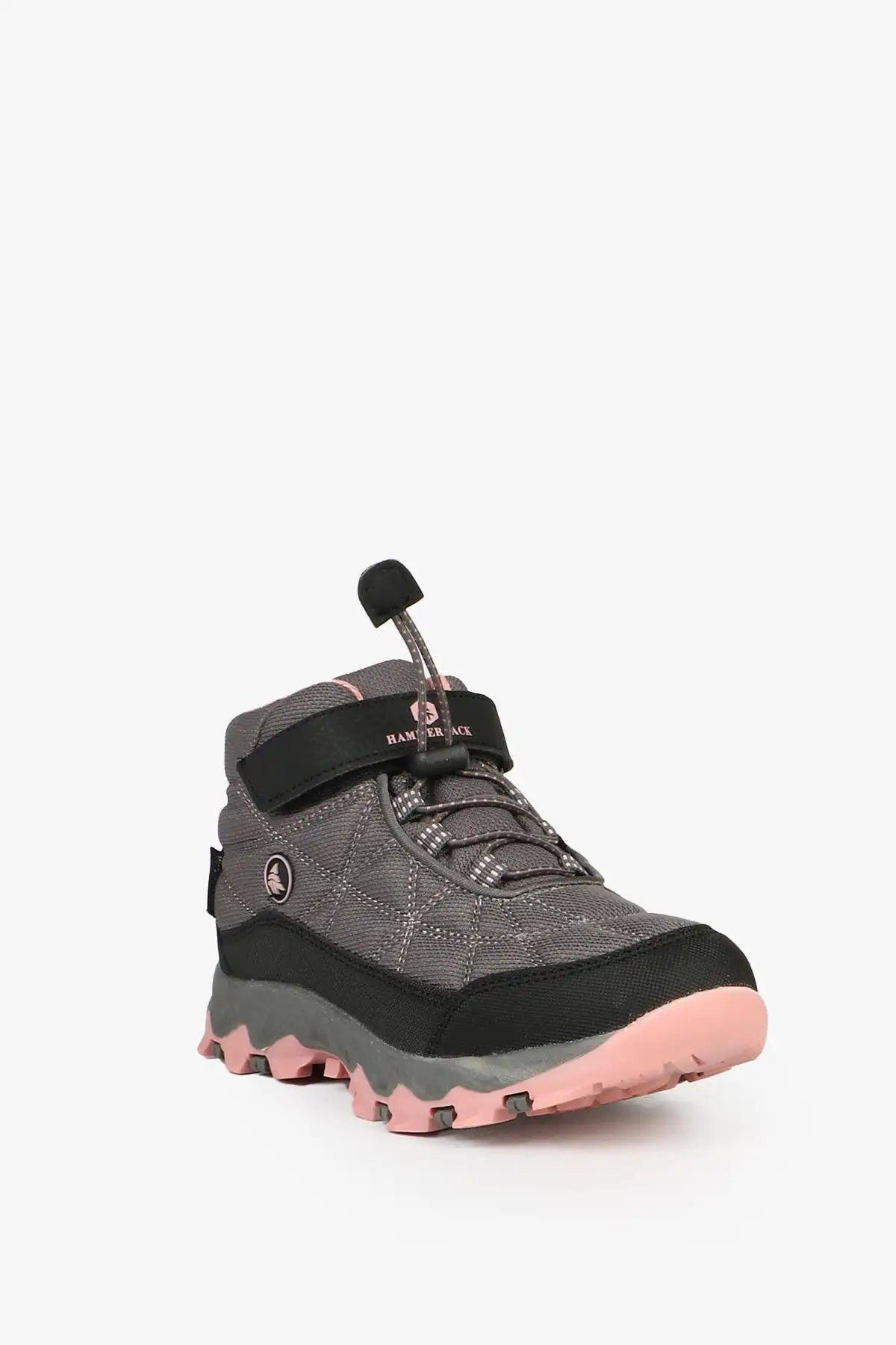 بوت بچگانه چکمه‌های برون‌مرزی دخترانه خاکستری و صورتی ضد آب وکتور - 4921