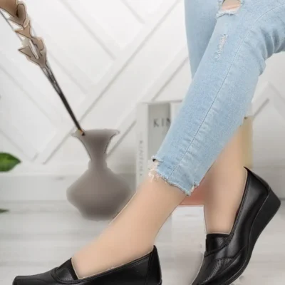 کفش تخت زنانه - بارت ortopedik بابی (سری) - مادر - روزمره - کلاسیک - 4549