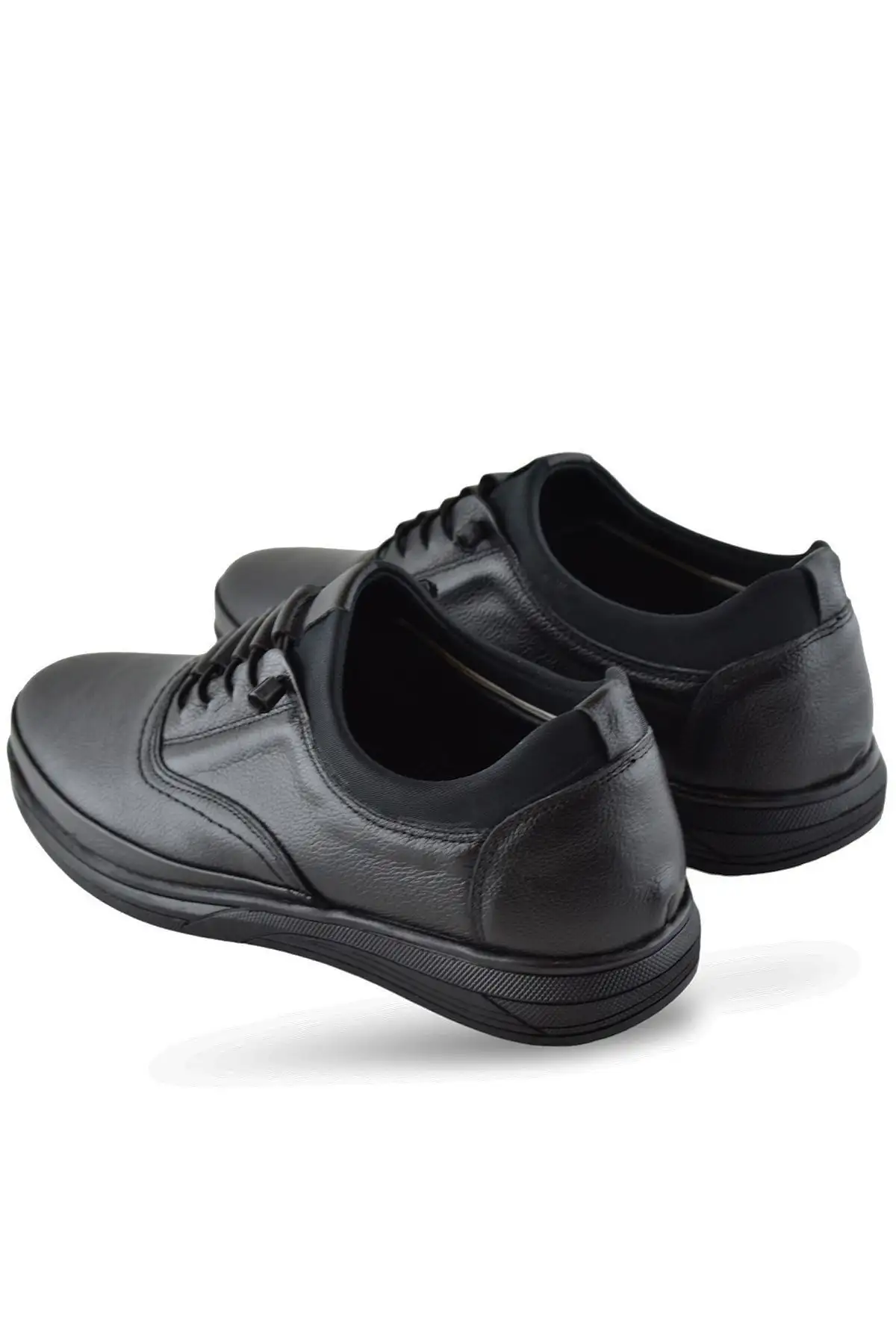 کفش رسمی مردانه 340 تام با کفی اورتوپدیک از چرم طبیعی با کفی لاستیکی - 4732