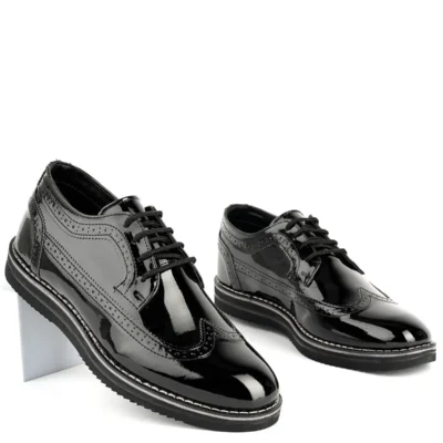 کفش رسمی مردانه آکسفورد Freemax.1118 از جنس چرم مصنوعی مشکی - 4749