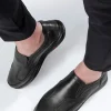 سایز بزرگ مردانه کفش روزمره مردانه راحتی اورتوپدیک لوفور با چرم طبیعی، کفش پدر، کفش اورتوپدیک - 3474