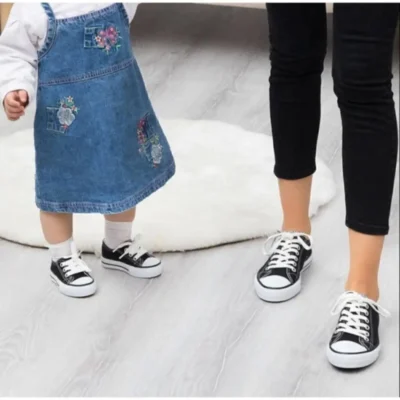 کفش بچگانه کفش ورزشی مشکی یونیسکس ویمودا کومتریک - 3610