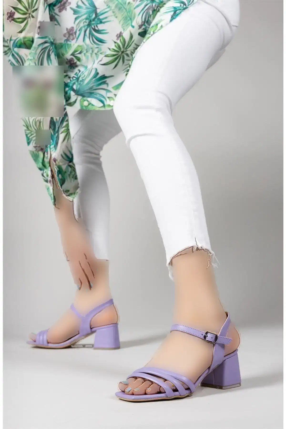 کفش صندل زنانه پاشنه‌بلند لیلا 0012355 - 4852