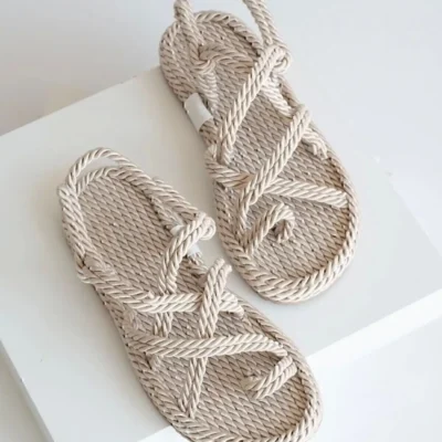 کفش صندل زنانه سندل حصیری حلاط ایپلی بلِس بی - 4825