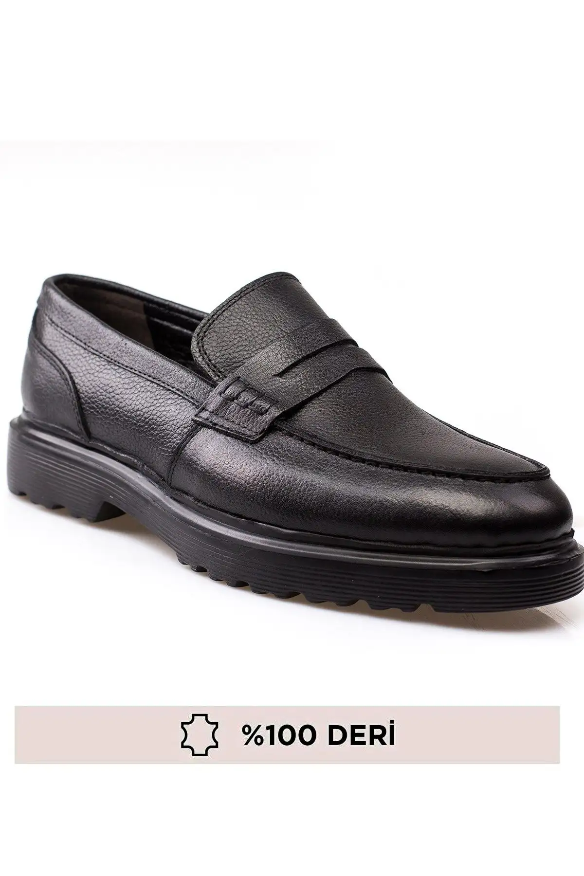 کفش رسمی مردانه لوفر از چرم طبیعی - 3993