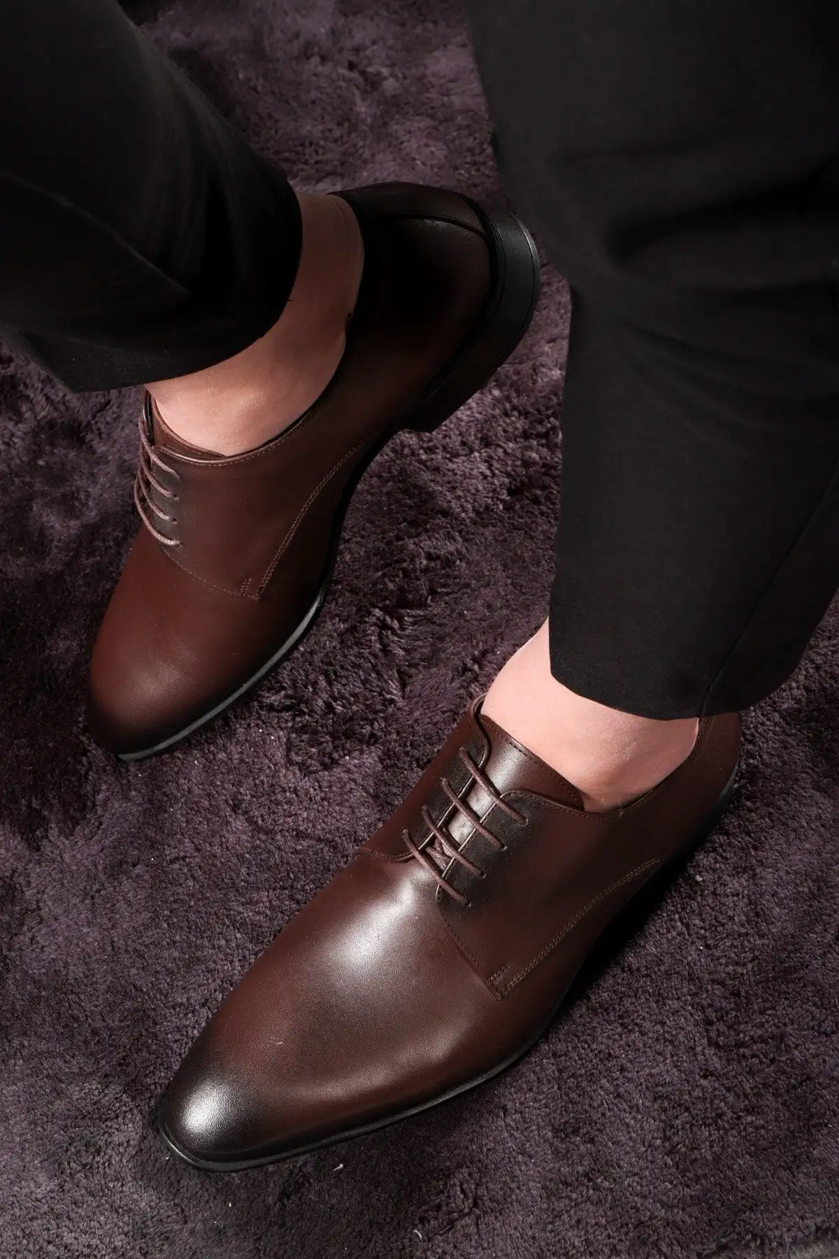 کفش مردانه کفش کلاسیک مردانه چرم طبیعی سوئیت - 3274 کفش مردانه کفش کلاسیک مردانه چرم طبیعی سوئیت - 3274