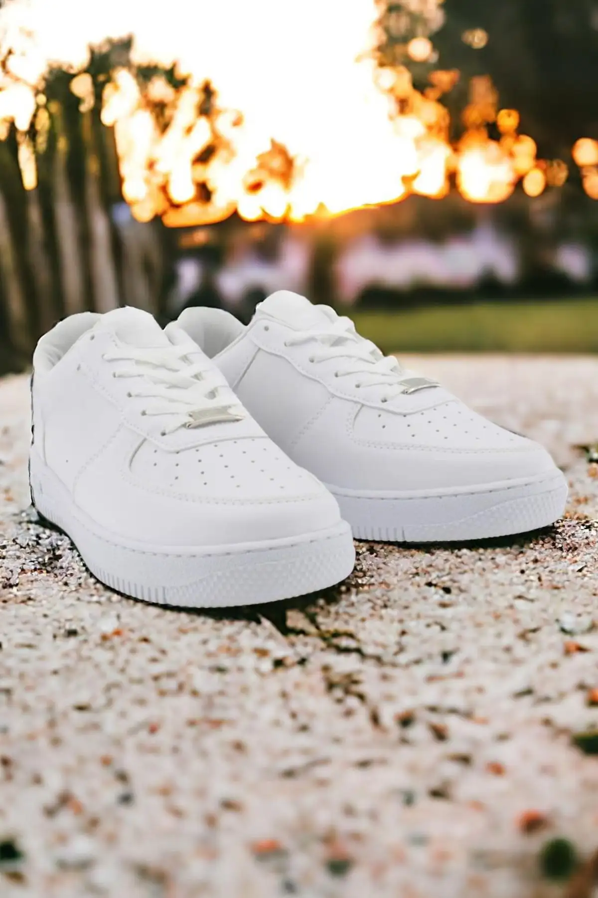 کفش ورزشی کفش ورزشی روزمره یونیسکس سفید-سیاه ایر اسنیکر فورس - 3352 کفش ورزشی کفش ورزشی روزمره یونیسکس سفید-سیاه ایر اسنیکر فورس - 3352