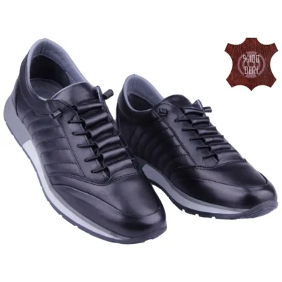 کفش رسمی مردانه فوق راحت، شیک و اورتوپدیک از چرم طبیعی، مدل BRT01S - 5376