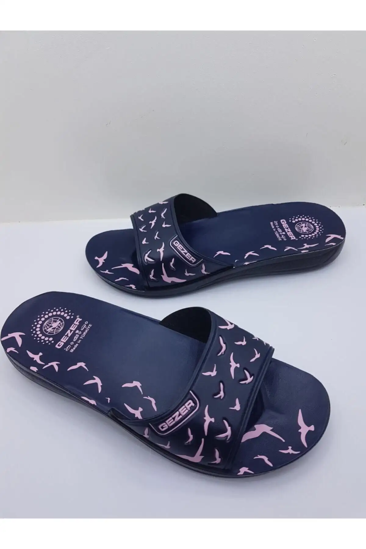 کفش صندل زنانه دمپایی  سرمهای - 4857 کفش صندل زنانه دمپایی سرمهای - 4857