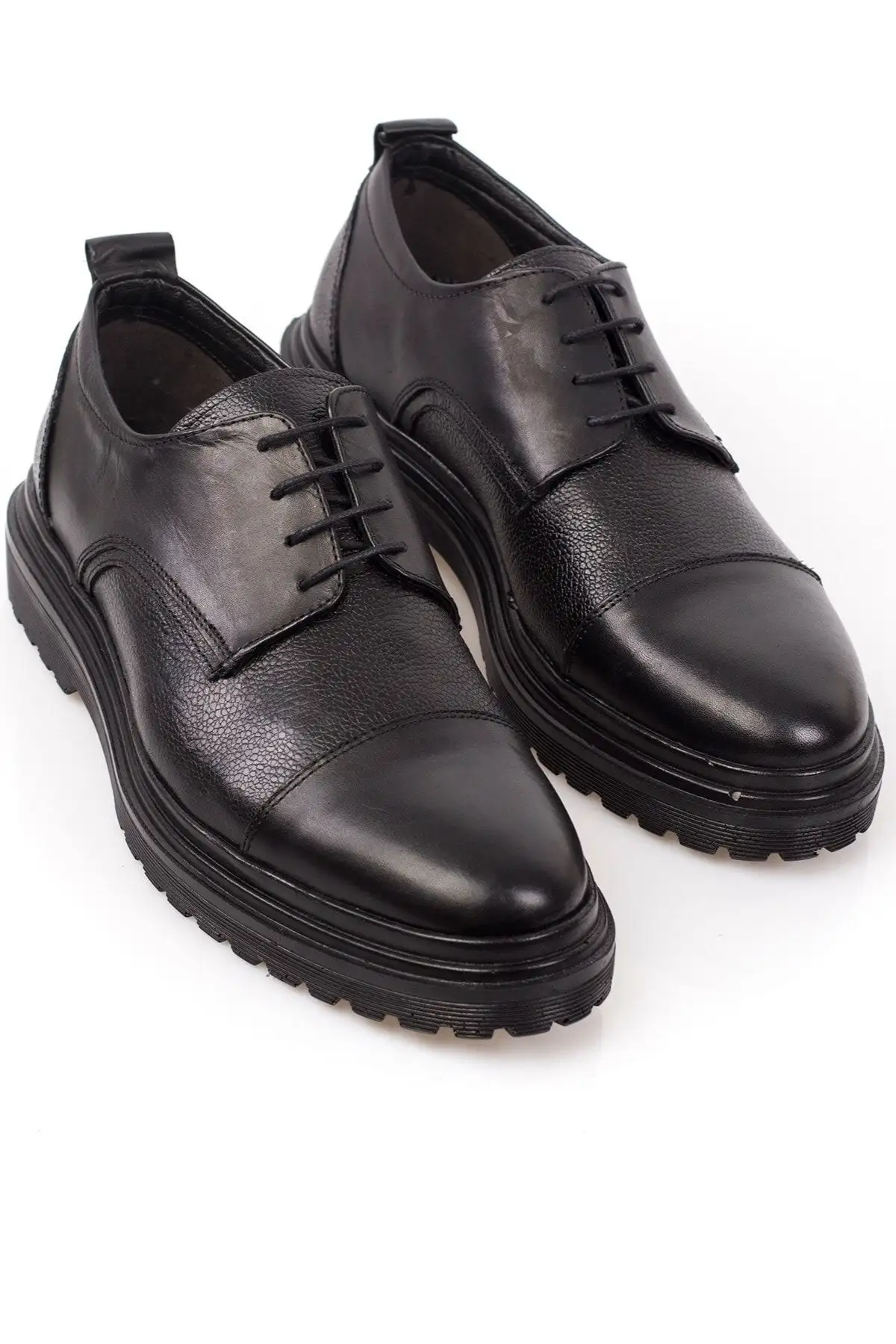کفش روزمره مردانه   چرم اصل با کفی بلند - 4818 کفش روزمره مردانه چرم اصل با کفی بلند - 4818
