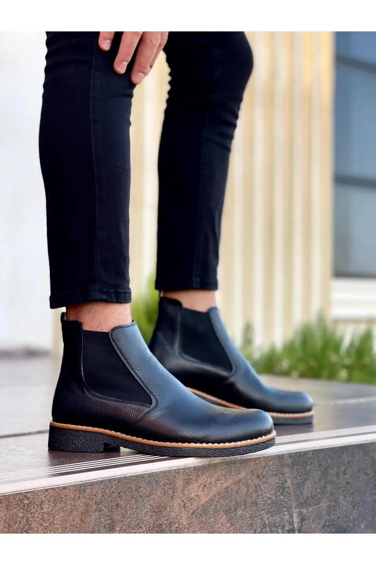 بوت مردانه M201 چکمه چلسیا یونیسکس با ضمانت - 3418 بوت مردانه M201 چکمه چلسیا یونیسکس با ضمانت - 3418