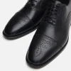 کفش رسمی مردانه کلاسیک مشکی از چرم طبیعی - 5365