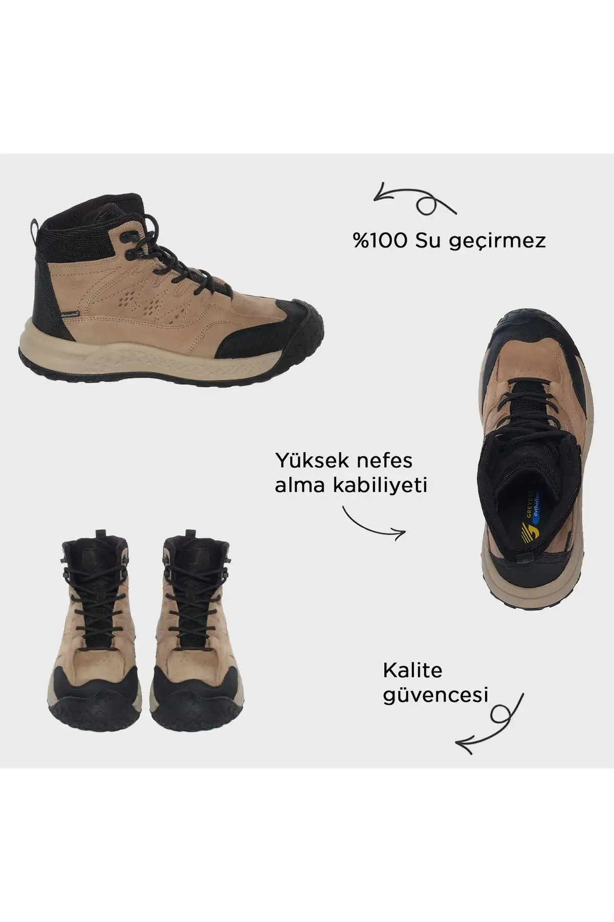 بوت مردانه چکمه‌های ضد آب ۴K1GB17691 - 4952